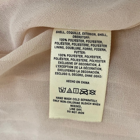 Anthropologie E by Eloise chiffon crop top - Picture 7 of 7